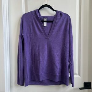 Patagonia Merino Wool Hoodie Sweater Women’s Lightweight Purple Size Medium